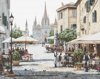Luca-S / B2411 Barcelona Cathedral / Cross Stitch Kit