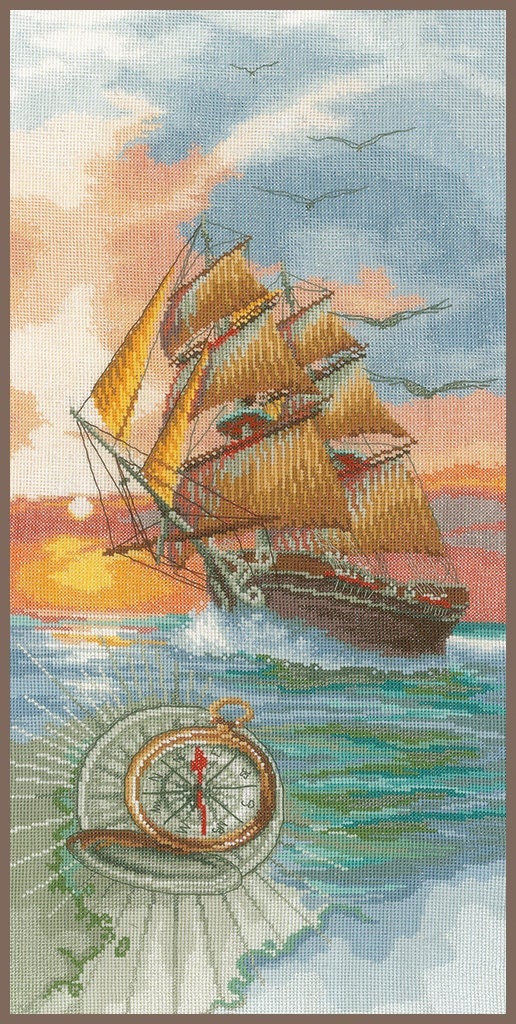 LanArte (the Art of Stitching) / PN-0171356 On a Discovery Travel / Cross Stitch Kit