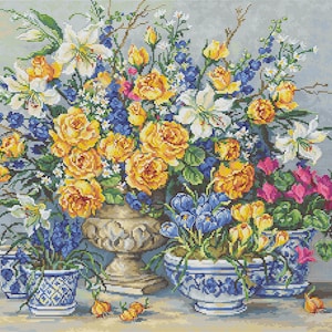 Luca-S / B2392 From Gabrielle&#39;s Garden, ©Barbara Mock / Cross Stitch Kit