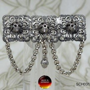 Filigree traditional costume brooch - made in Germany // SCH031401
