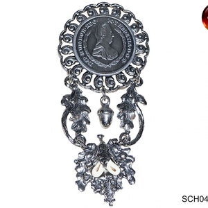 Tracht brooch - made in Germany _____// jewelry ~ vintage jewelry ~ costume jewelry ~ Dirndl jewelry ~ fashion jewelry
