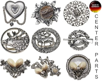 Mittelteile für Kordeln oder Bänder _____// Schmuck ~ vintage Schmuck ~ handgefertigt ~ Trachtenschmuck ~ Modeschmuck