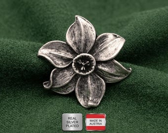 Broche de narciso - fabricado en Austria // SCHRA1287/2009NADEL