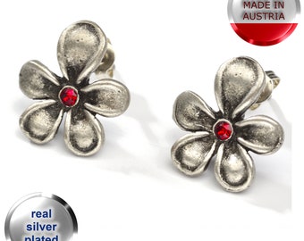 Dirndl flower earrings C-109/2016 ___/ Traditional costume * Traditional costume jewelry * Traditional earrings * Oktoberfest * Daffodil Festival * Praterwiese * Oktoberfest