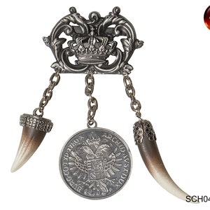 Tracht brooch - made in Germany _____// jewelry ~ vintage jewelry ~ costume jewelry ~ Dirndl jewelry ~ fashion jewelry