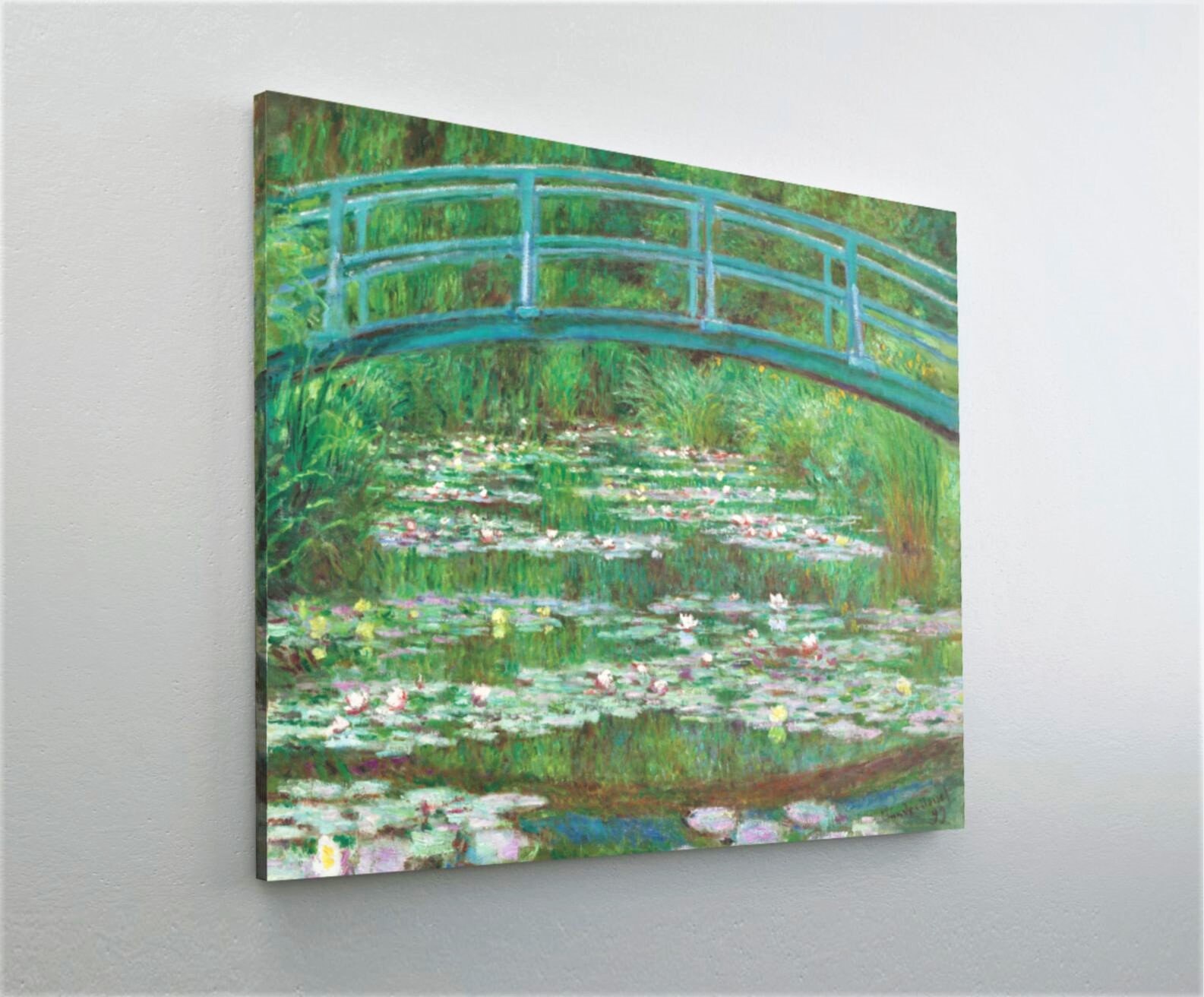 Monet Water Lily Pond Claude Monet Wall Art Painting of - Etsy