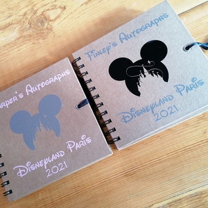 Disney Autograph book | Personalised Disney Autograph book | Autograph Book | Disney holiday | Disney memories | Disney Memory book | Disney