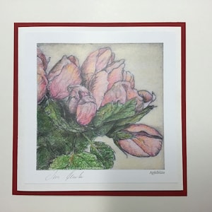 Klappkarte mit Umschlag "Apfelblüte"