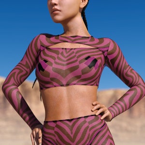 Rave Mesh Top, Rave Crop Top, See Through Festival Top, Transparent  Rave Top, Festival Crop Top, Festival Mesh Crop Top, Rave Gear Top