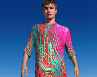 Male Festival Clothing, Rave Set For Men, Male Festival Costume, Trippy Set Men, Festival Outfit Man, Rave Outfit Men, Male Psychedelic Set