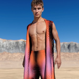 Festival Men Clothing, Male Psychedelic Set, Male Fashion Set, Festival Outfit Man, Rave Outfit Men, Rave Costume Men, Festival Set For Men