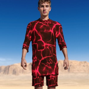 Men&#39;s Festival Disco Set, Men Rave Clothing, Rave Tank Set Man, Festival Set For Men, Rave Outfit Men, Psychedelic Set, Festival Outfit Men