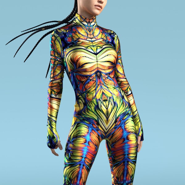 Psychedelic Geometric Print Women's Robe