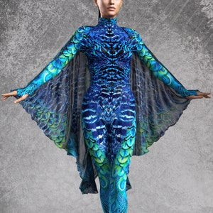 Festival Peacock Costume Women, Animal Costumes For Women, Animal Printed Costume, Festival Costume Women, Bird Wings Festival Costume Women