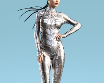 Droid Costumes Women, Armour Bodysuits, Rave Bodysuits, Festival Costumes, Rave Costumes For Women, Festival Bodysuit, Cosplay Costume Women