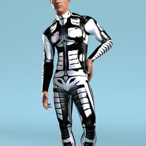 Droid Costume Men, Robot Bodysuit Men, Festival Costume for Men, Rave Costume Men, Male Festival Bodysuit, Matching Costumes, Couple Costume