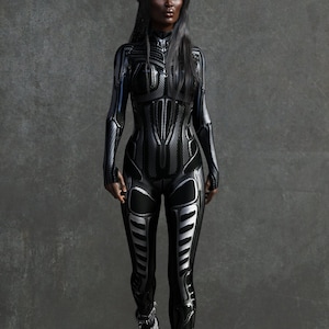 Cyber Costume Women, Robot Costume Women, Cyborg Costume, Festival Costumes, Festival Adult Costume, Festival Costume, Cosplay Costume