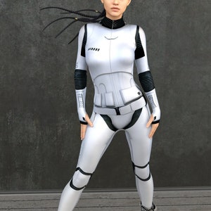 Storm Trooper Costume, Droid Festival Costume, Cyber Costumes Woman, Festival  Adult Costume, Rave Party Costume, Cosplay Costume Women