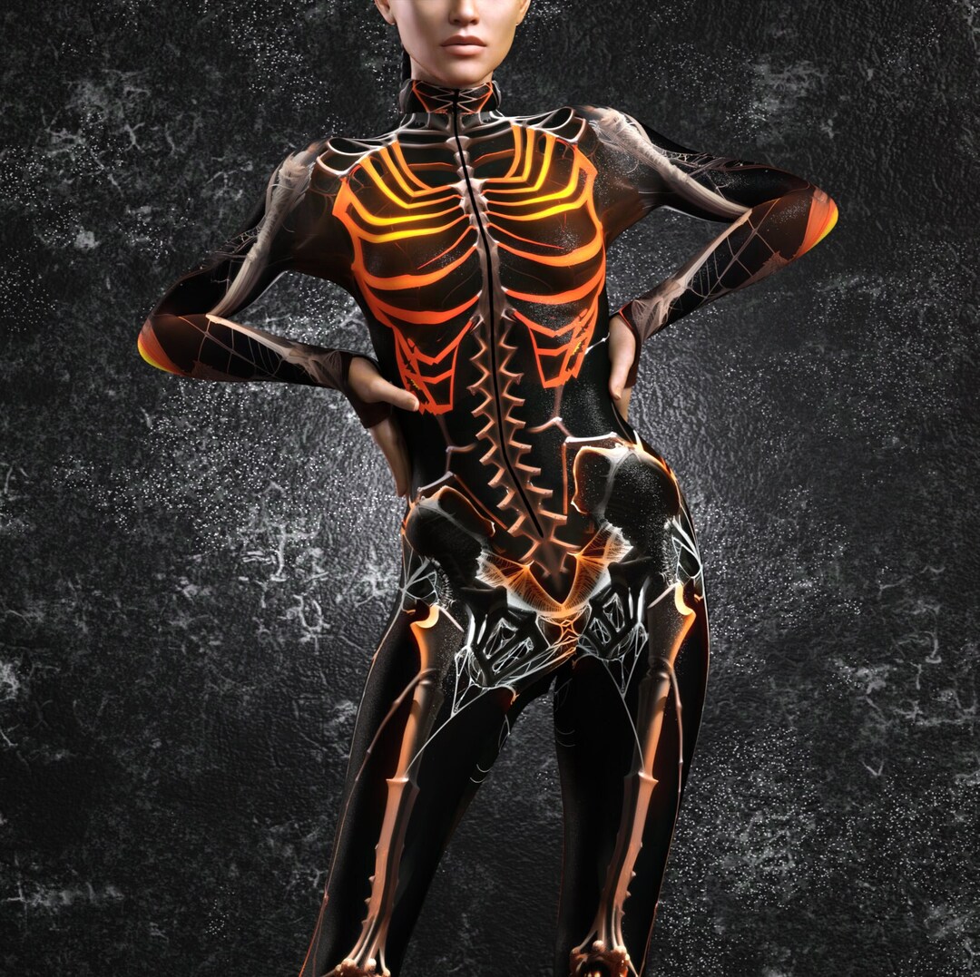 Halloween Costume Woman Unique Skeleton Costumes Women - Etsy