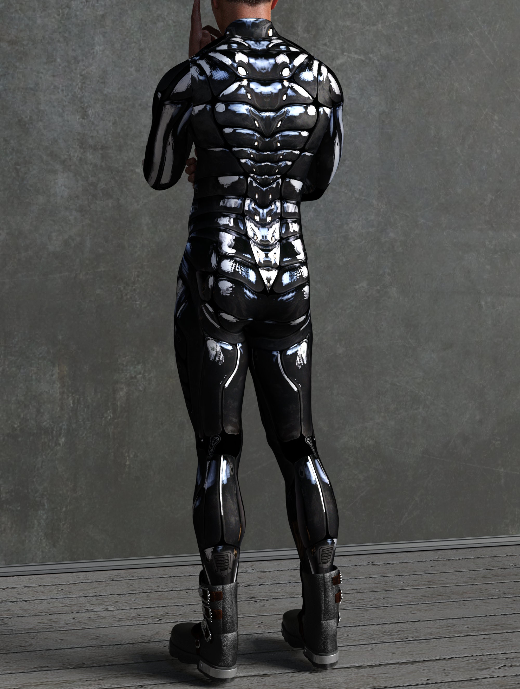 White Droid Costume