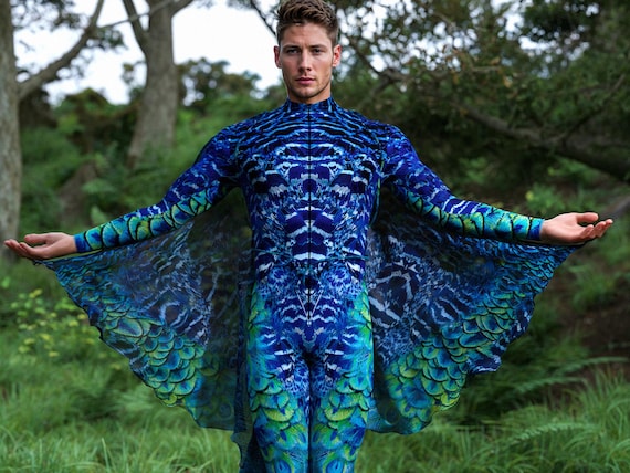 Mens Poncho Chilli Print Ff Adult Costume Male Halloween Mens Poncho Chilli Print Ff Adult Costume Male Halloween
