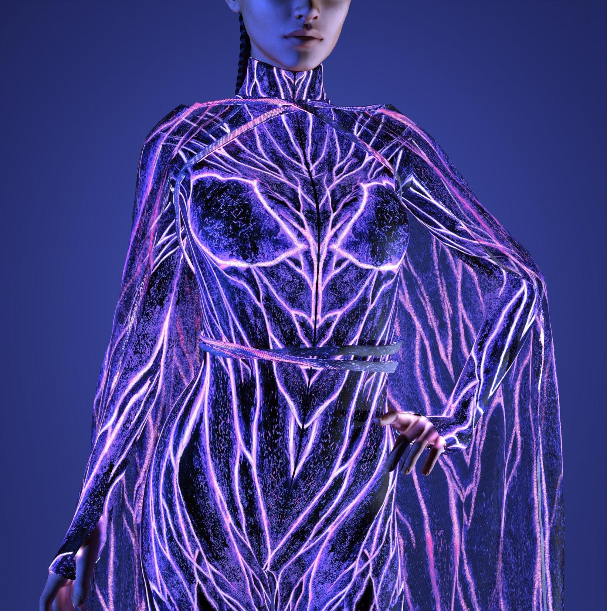 Futuristic Galactic Glam Attire Futuristic Outfit Singapore