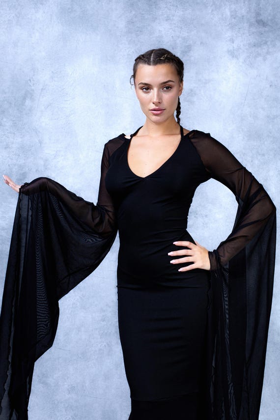 halloween costumes with black long sleeve dress Halloween dresses: 13 black dress costume ideas