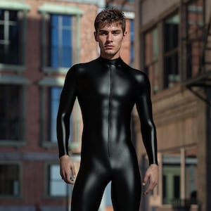 Halloween Bodysuit Men, Halloween Male Costume, Man&#39;s Halloween Outfit, Man&#39;s Halloween Costume, Halloween Party Men, Holographic Costume