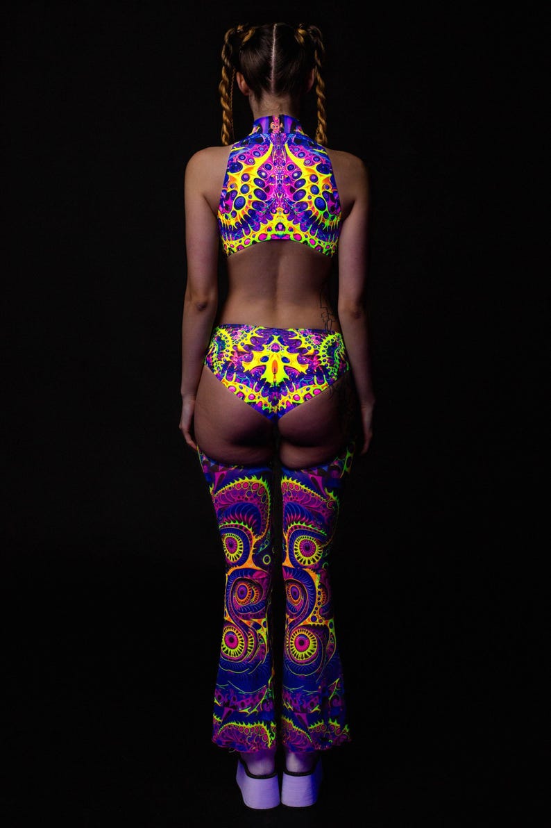 UV Rave Bodysuit: Backless Chaps, Festival Outfit - Etsy Australia