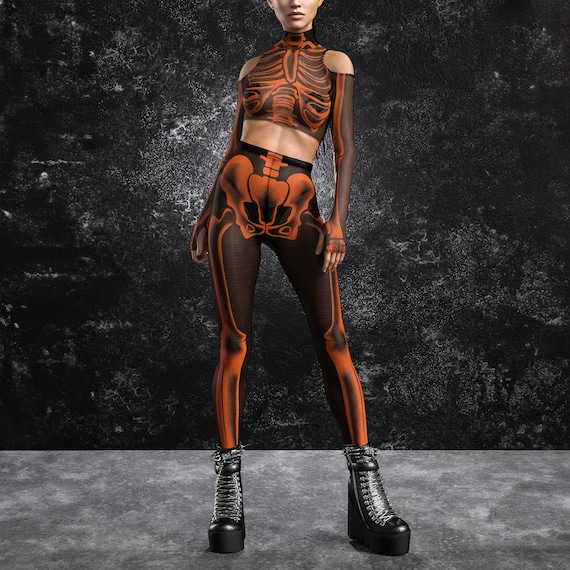 Neon mesh leggings hot sale