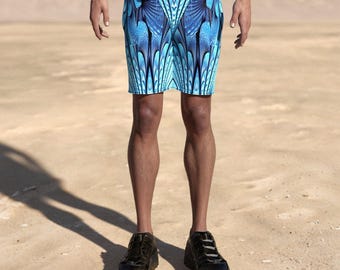 Desert Spirit Rave Shorts: Men's Festival Outfit