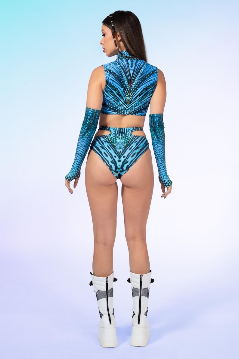 Rave Mesh Wings, Festival Wear, Rave Clothing, Woman Outfit, Festival Party Outfit, Rave Wings, Performance Woman Clothing, Outfit Wings image 4