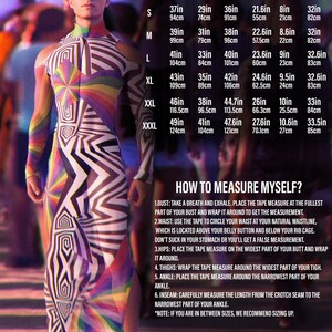 Invader Skin Bodysuit: Men's Festival Costume, Rave Costume image 7