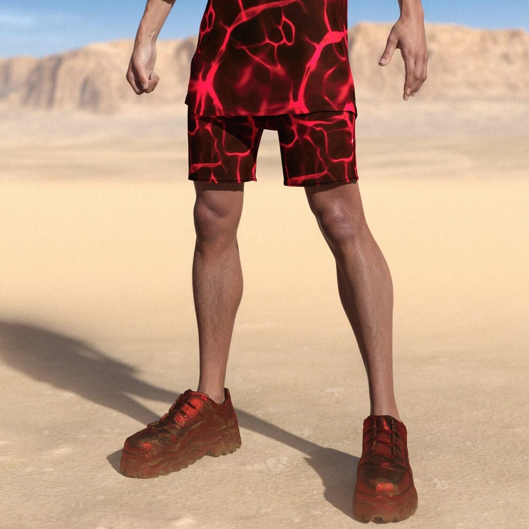 Dust Devil Rave Shorts: Men's Festival Outfit, Performance Wear - Etsy