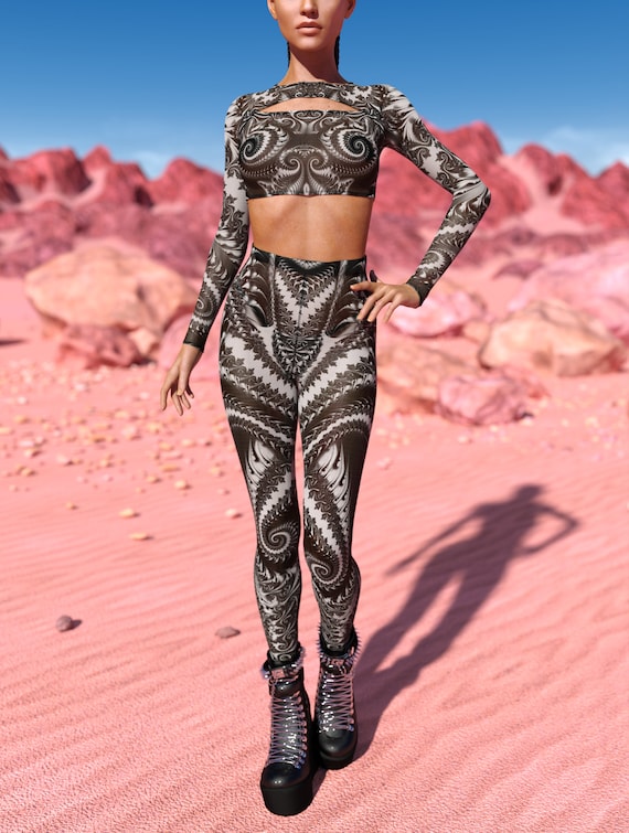 Mesh leggings festival sale