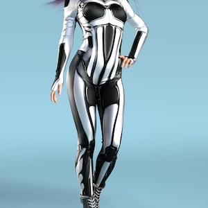 Sexy Halloween Costumes for Women, Adult Halloween Costume, Cyberpunk Halloween Costume, Women&#39;s Cosplay Costume, Robot Costume