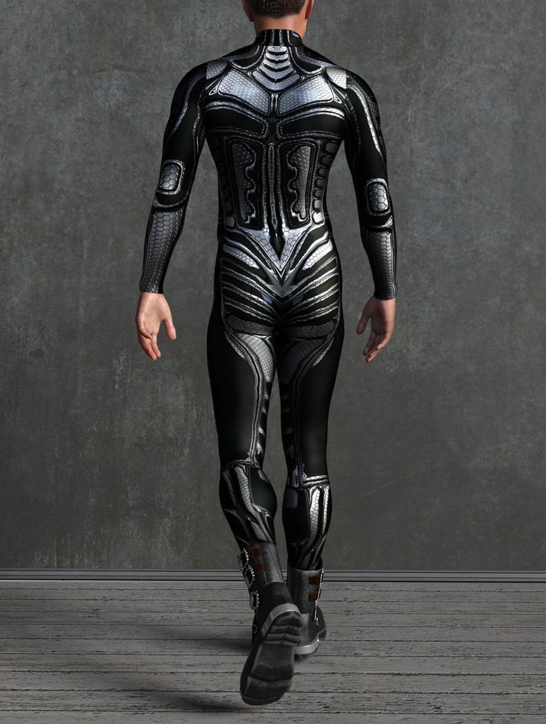 Titan Suit: Men's Droid Costume, Cyber Rave Festival Costume - Etsy