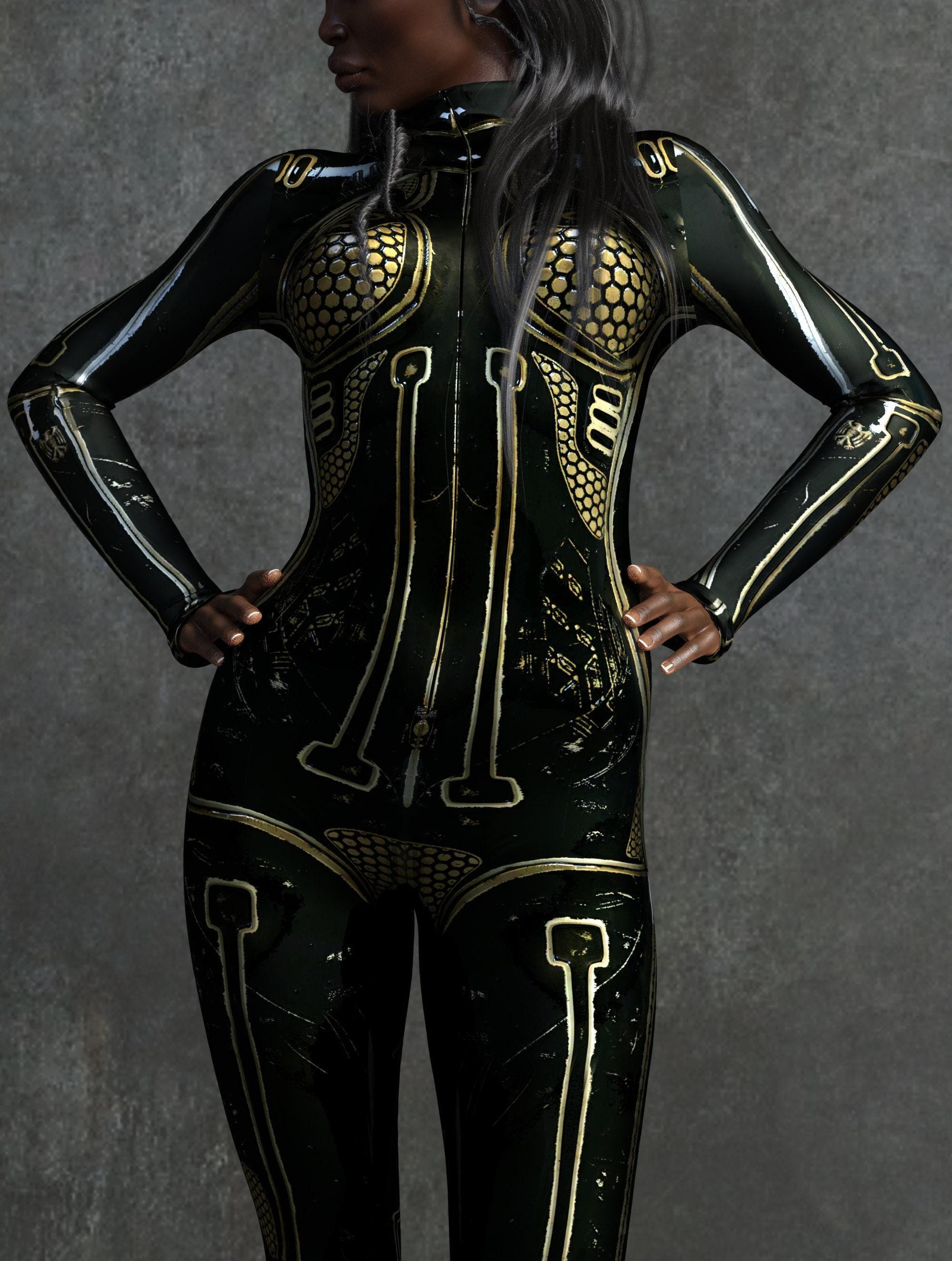 Robot Costume Women: Droid Armour, Ninja Cosplay Halloween Costume - Etsy
