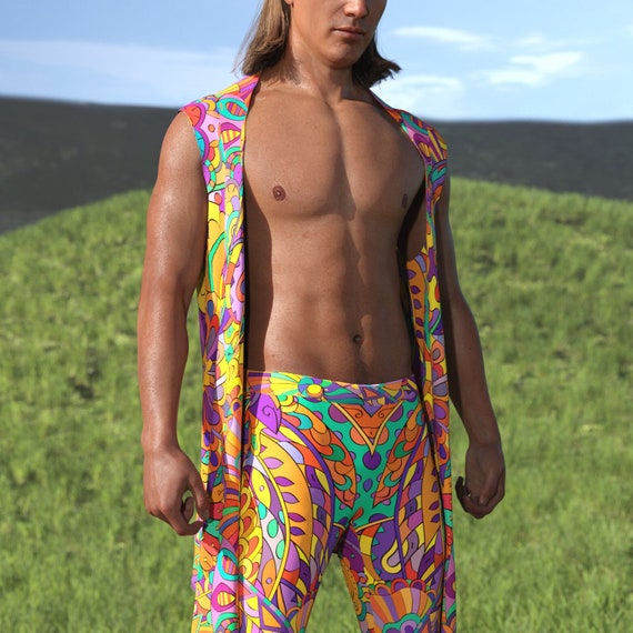 Buy Vintage Hippie Set Hippie Male Set Disco Hippie Outfit Trippy Hippie Outfit Disco Boho Male Set Festival Hippie Outfit 70s Fashion Men Online in India Etsy