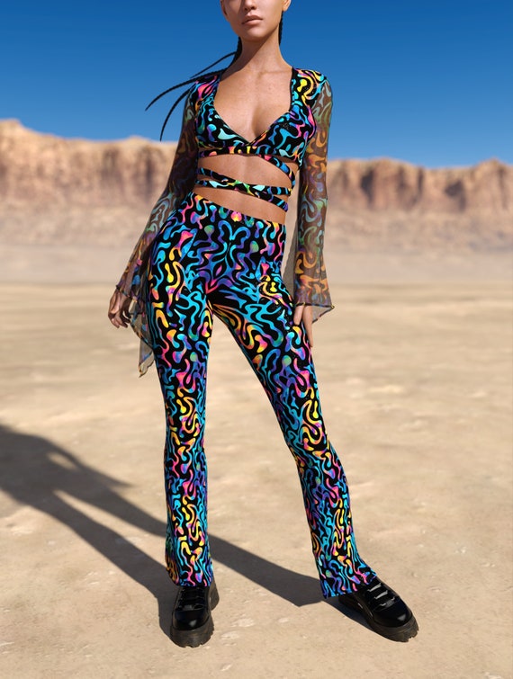 mesh rave top
