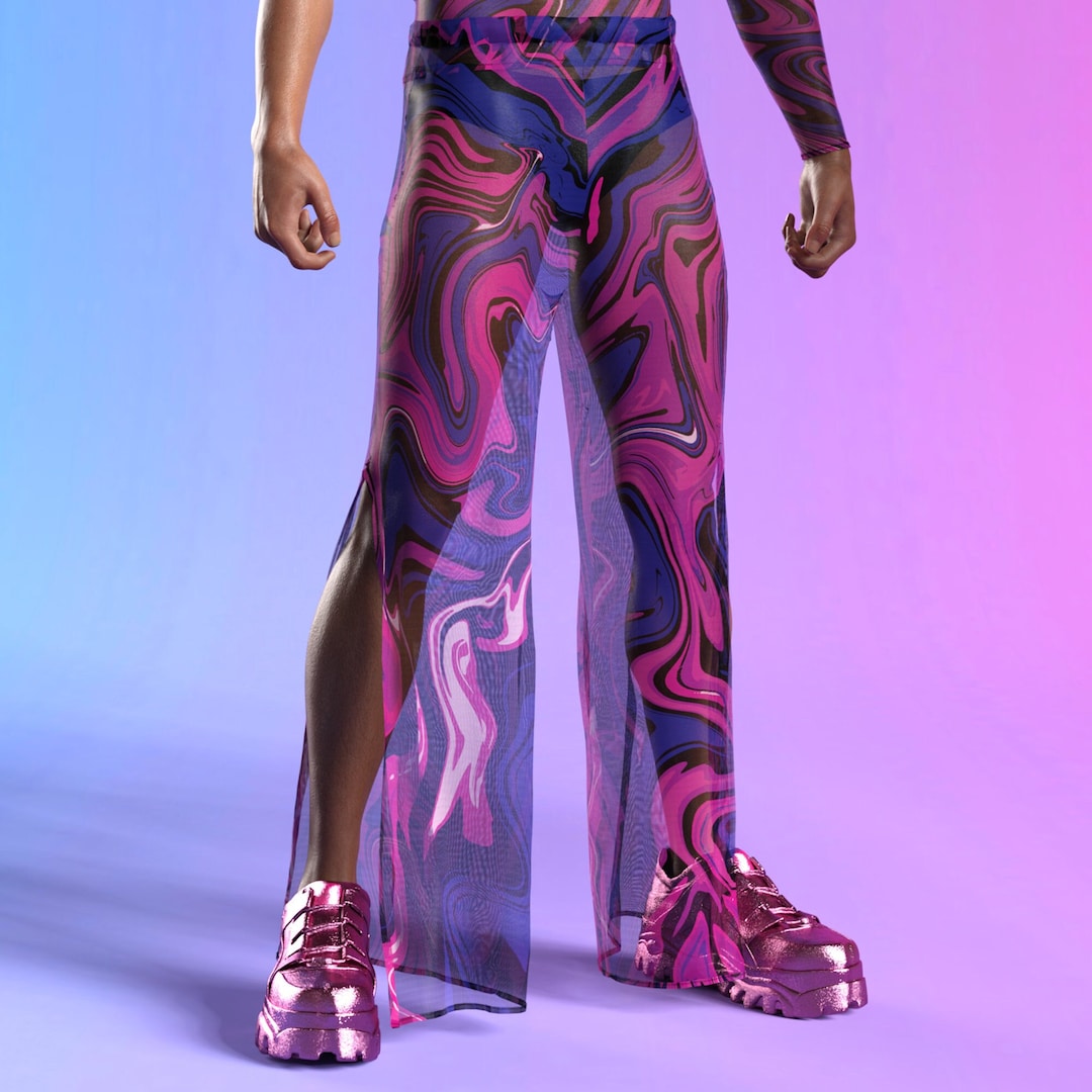 disco-rave-pants-festival-transparent-male-pants-rave-pants-etsy