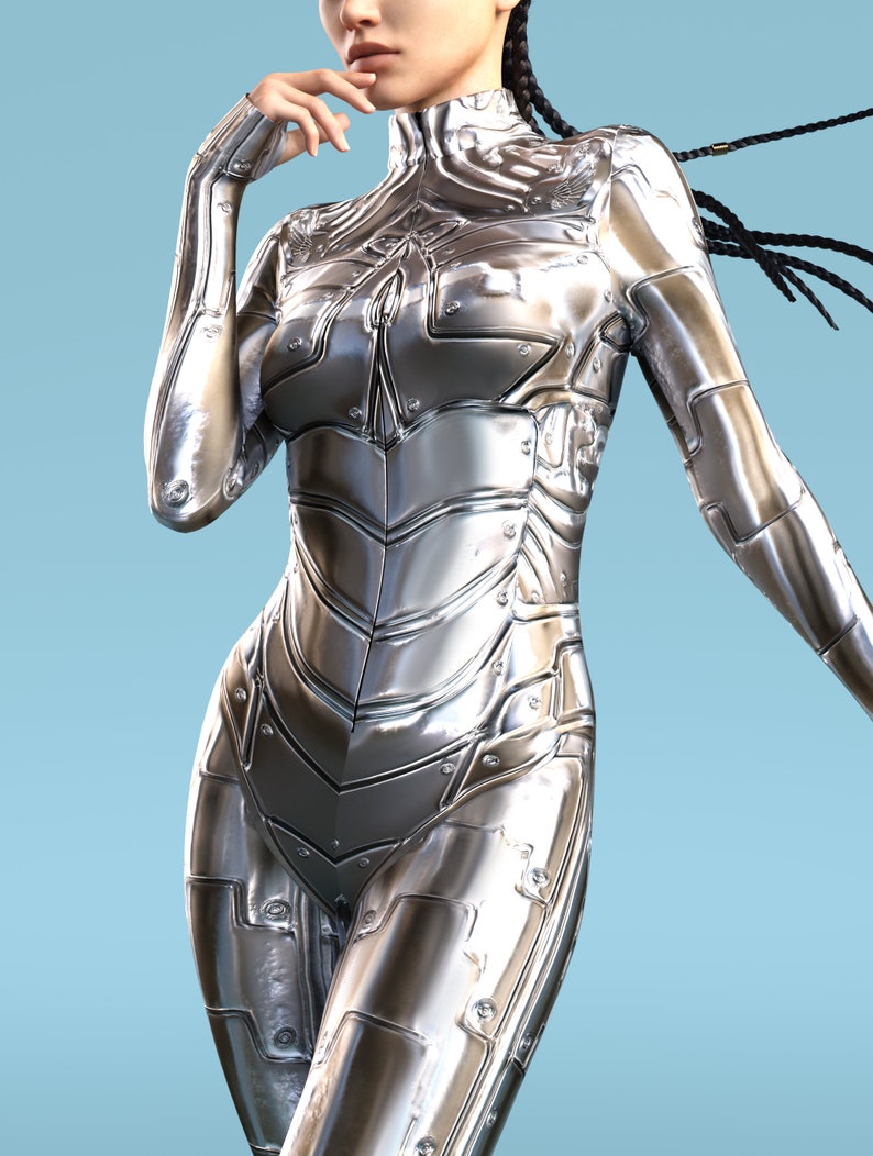 Droid Costumes Women Armour Bodysuits Rave Bodysuits - Etsy