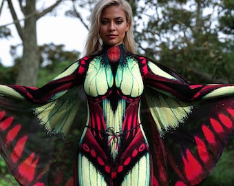 Halloween Butterfly Costume: Women's Wings Bodysuit