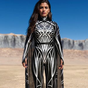 Party Costume Women, Rave Costume Woman, Festival Outfit, Rave Clothing, Festival Clothing, Psychedelic Woman Wings Set, Rave Woman Outfit