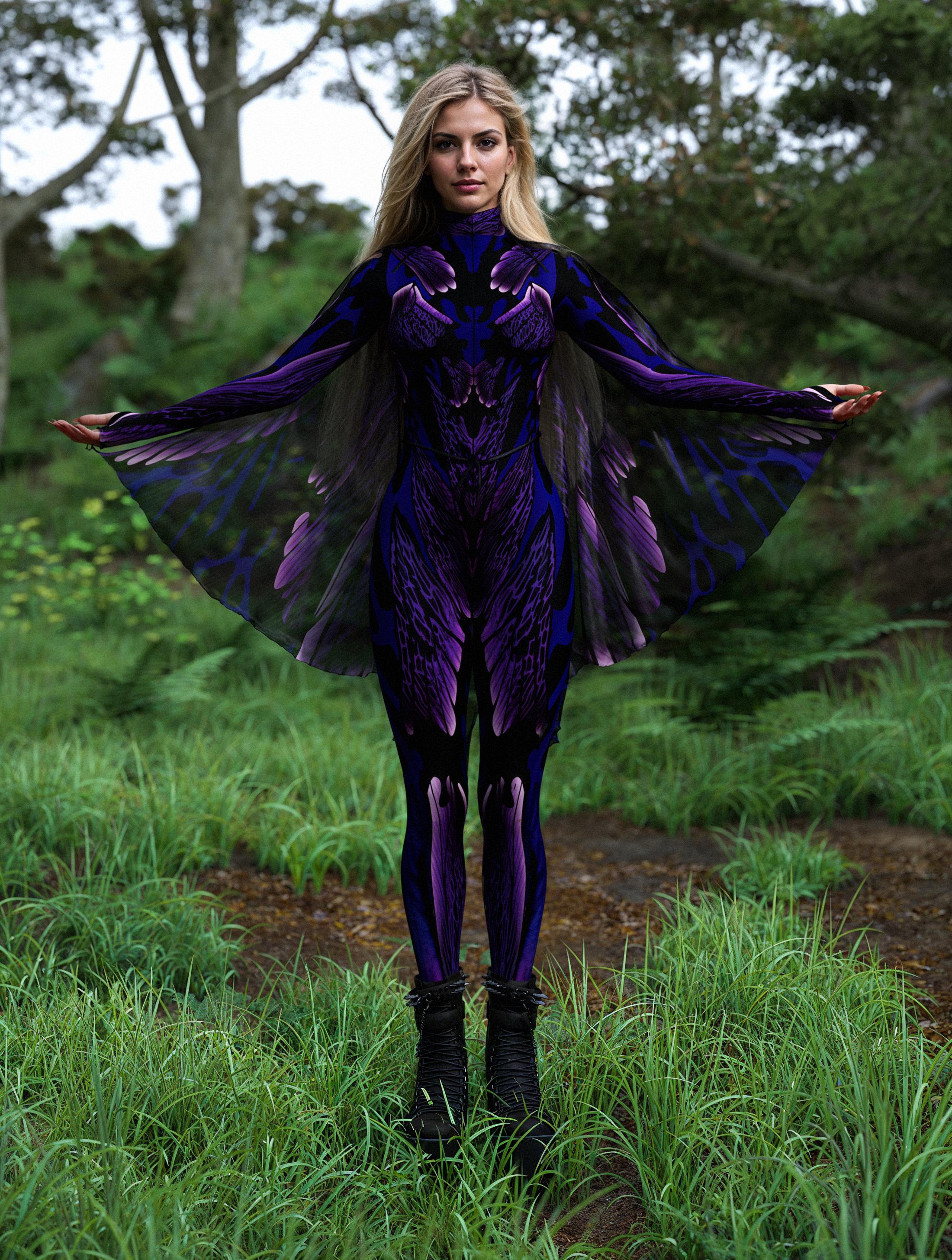 Peluca Morada Fayueye Disfraces De Brujas Moradas Para Mujer