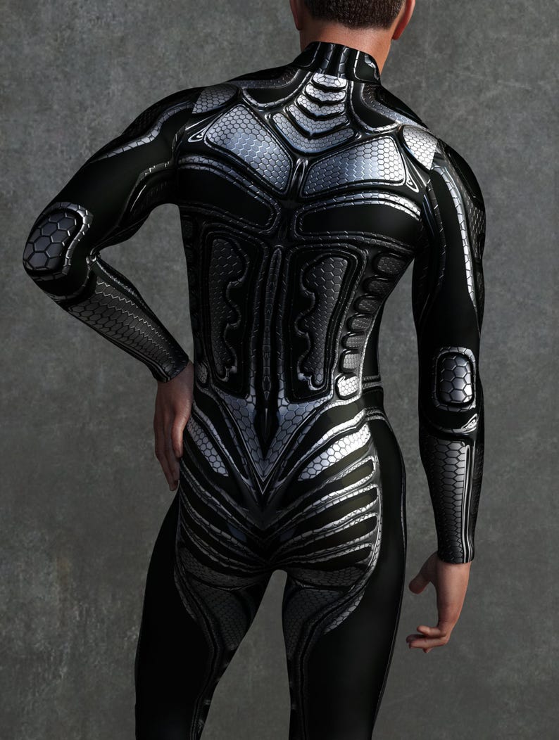 Titan Suit: Men's Droid Costume, Cyber Rave Festival Costume - Etsy