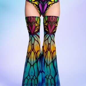 Butterfly Print X Ring Top for Women – Festival Rave Clothing, EDM ...