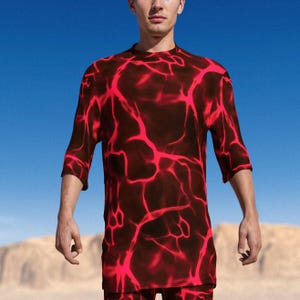 Festival Tshirt Men, Psychedelic Shirt Men, Disco Shirt, Rave T-Shirt Man, Men Rave Disco Top, Rave Outfit Men, Festival Party Outfit Men