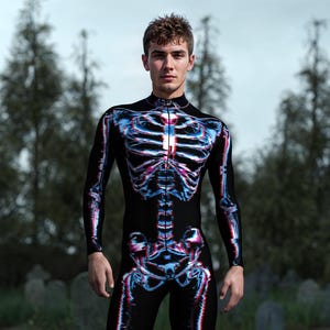 Halloween Costume Men Unique, Mens Halloween Costume, Male Skeleton Costume, Adult Halloween Costume, Halloween Costume Men, Costumes Mens