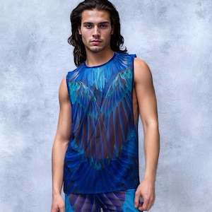 Animal Print Festival Male Mesh Pants, Transparent Rave Pants, Mesh Rave Pants, Festival Mesh Pants, Psychedelic Men Pants, Rave Male Pants